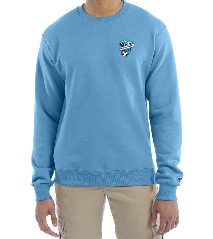 MONTAGNARDS-Champion-Crewneck Adult-Blue Lagoon