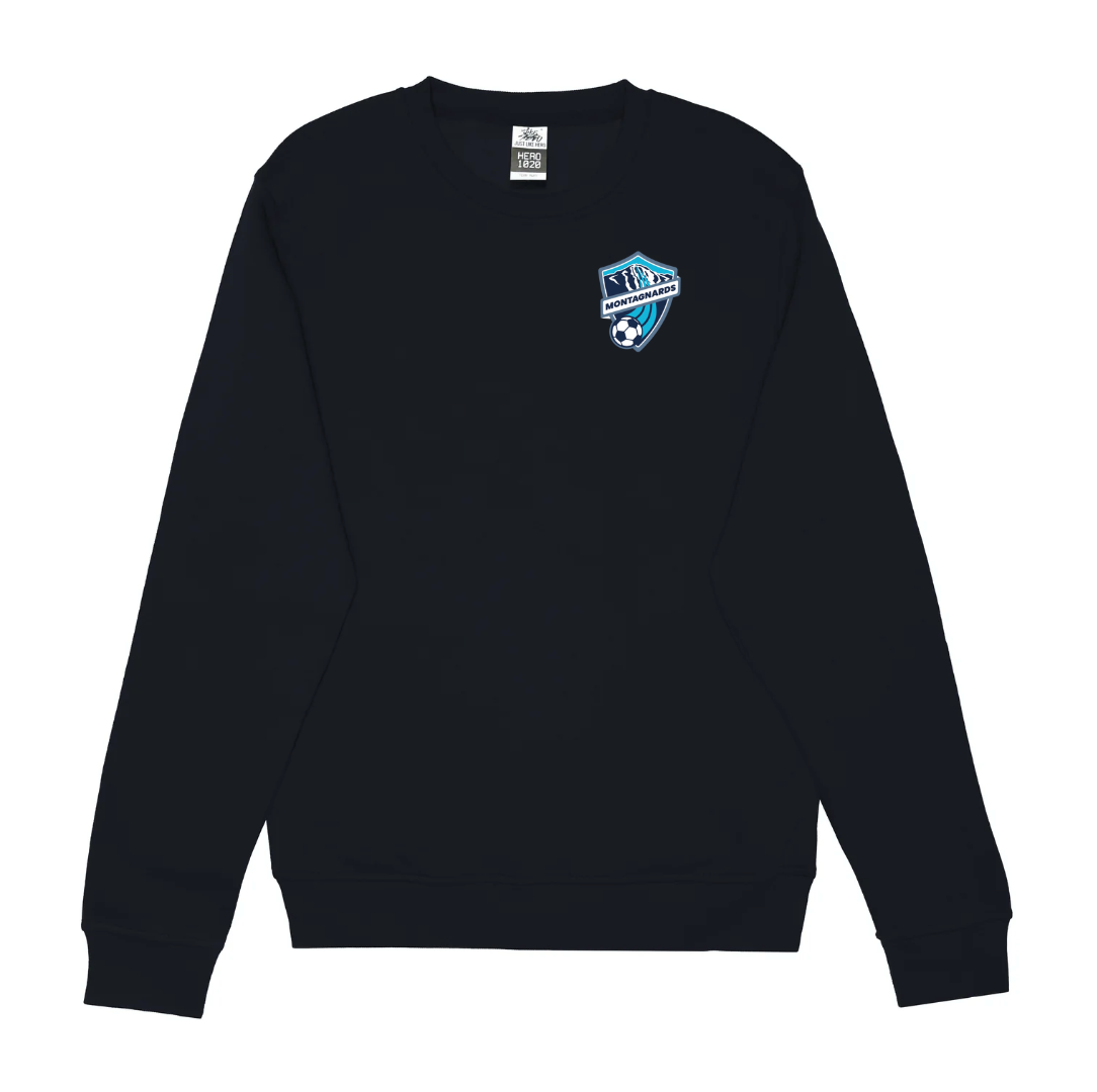 MONTAGNARDS-Crewneck YOUTH-NAVY